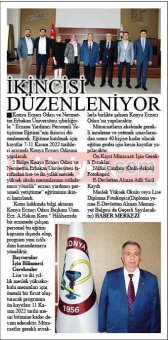 KASIM 2022' DE BASINDA YER ALAN HABERLERİMİZ