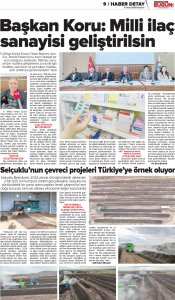 OCAK 2025' DE BASINDA YER ALAN HABERLERİMİZ