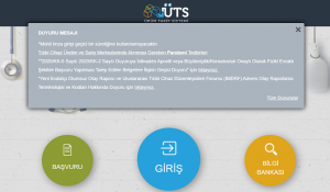 MOBİL İMZA GİRİŞİ İLE İLGİLİ ÜRÜN TAKİP SİSTEMİ (ÜTS) TARAFINDAN YAYIMLANAN DUYURU HAKKINDA