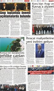 OCAK 2025' DE BASINDA YER ALAN HABERLERİMİZ