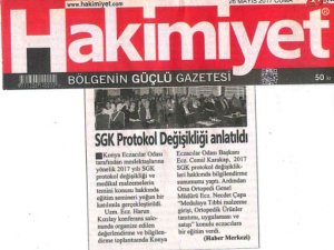 MAYIS 2017'DE ÇIKAN HABERLER