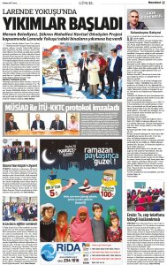 MAYIS 2017'DE ÇIKAN HABERLER