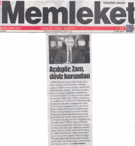 ŞUBAT 2018' DE ÇIKAN HABERLER