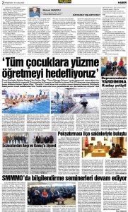 OCAK 2025' DE BASINDA YER ALAN HABERLERİMİZ