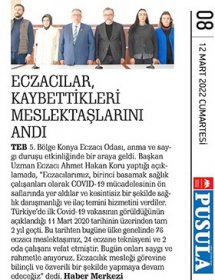 MART 2022' DE BASINDA YER ALAN HABERLERİMİZ