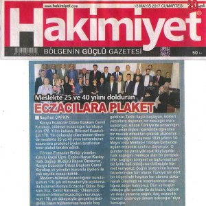 MAYIS 2017'DE ÇIKAN HABERLER