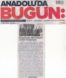 MART 2018' DE ÇIKAN HABERLER