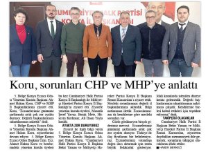 OCAK 2025' DE BASINDA YER ALAN HABERLERİMİZ