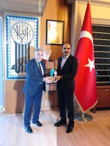 ODAMIZ YÖNETİM KURULU KONYA BÜYÜKŞEHİR BELEDİYE BAŞKANI SN. UĞUR İBRAHİM ALTAY'I ZİYARET ETTİLER