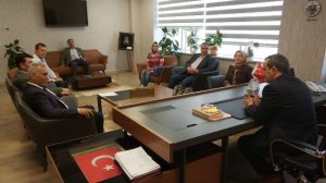 NUMUNE HASTANESİ BAŞHEKİMİ ve ECZACILARIMIZI ZİYARET