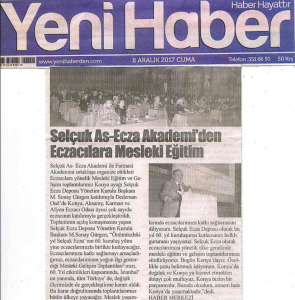 OCAK 2018' DE ÇIKAN HABERLER