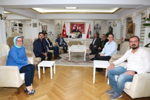 İL EMNİYET MÜDÜRÜMÜZ SN. MAHMUT KARABULUT MAKAMINDA ZİYARET EDİLDİ.