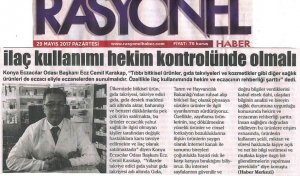 MAYIS 2017'DE ÇIKAN HABERLER