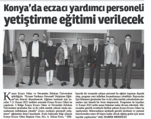 KASIM 2022' DE BASINDA YER ALAN HABERLERİMİZ