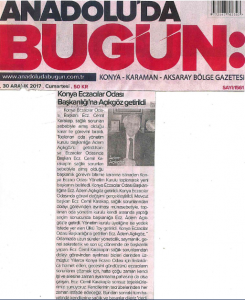 OCAK 2018' DE ÇIKAN HABERLER