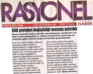 MAYIS 2017'DE ÇIKAN HABERLER