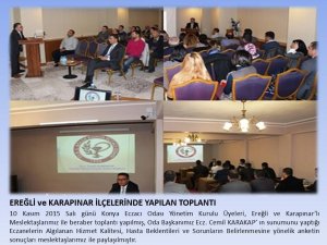 Toplantı ve Ziyaretlerimiz.