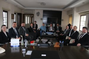 BURSA ECZACILAR KOOPERATİFİ ODAMIZ YÖNETİM KURULUNU ZİYARET ETTİ