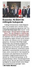 EKİM 2022' DE BASINDA YER ALAN HABERLERİMİZ