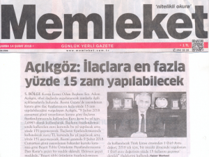 ŞUBAT 2018' DE ÇIKAN HABERLER
