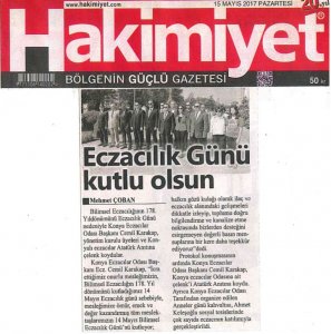 MAYIS 2017'DE ÇIKAN HABERLER