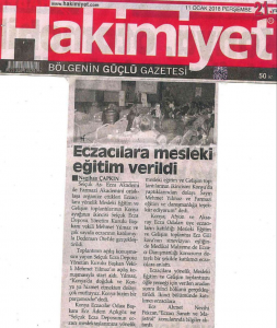 OCAK 2018' DE ÇIKAN HABERLER