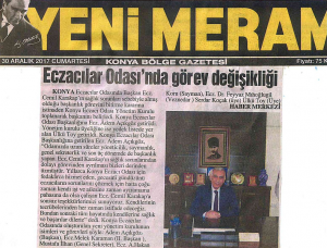 OCAK 2018' DE ÇIKAN HABERLER
