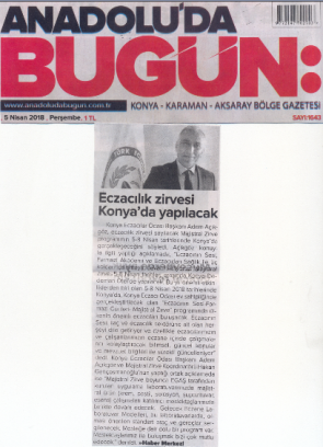 NİSAN 2018' DE ÇIKAN HABERLER