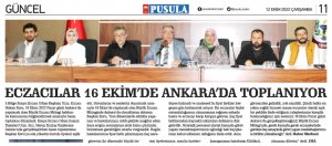 EKİM 2022' DE BASINDA YER ALAN HABERLERİMİZ
