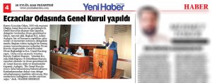 EYLÜL 2020' DE BASINDA YER ALAN HABERLERİMİZ