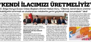  MAYIS 2025' DE BASINDA YER ALAN HABERLERİMİZ