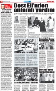 EYLÜL 2017'DE ÇIKAN HABERLER