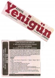 AĞUSTOS 2018' DE BASINDA YER ALAN HABERLERİMİZ