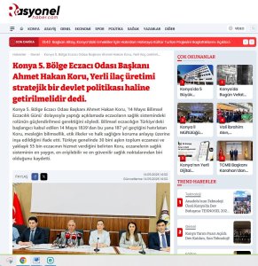 MAYIS 2026' DA BASINDA YER ALAN HABERLERİMİZ