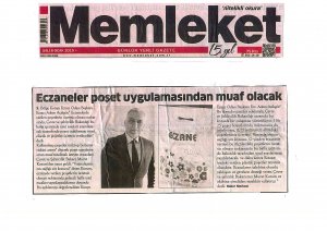 OCAK 2019' DA BASINDA YER ALAN HABERLERİMİZ