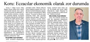 OCAK 2026' DA BASINDA YER ALAN HABERLERİMİZ