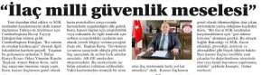 HAZİRAN 2025' DE BASINDA YER ALAN HABERLERİMİZ