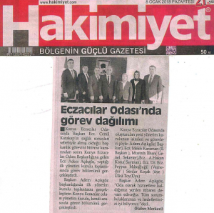 OCAK 2018' DE ÇIKAN HABERLER
