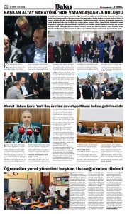 MAYIS 2026' DA BASINDA YER ALAN HABERLERİMİZ