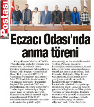 MART 2022' DE BASINDA YER ALAN HABERLERİMİZ