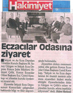 OCAK 2018' DE ÇIKAN HABERLER