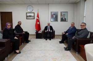 VALİMİZ SN. İBRAHİM AKIN MAKAMINDA ZİYARET EDİLDİ