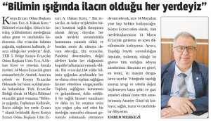 MAYIS 2023' DE BASINDA YER ALAN HABERLERİMİZ