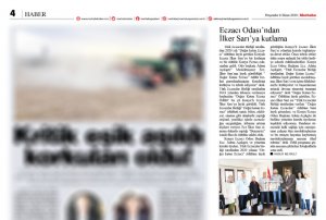 EKİM 2020' DE BASINDA YER ALAN HABERLERİMİZ