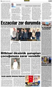 ŞUBAT 2025' DE BASINDA YER ALAN HABERLERİMİZ