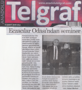 ŞUBAT 2018' DE ÇIKAN HABERLER