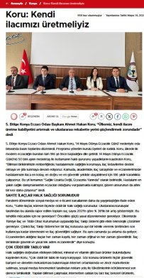  MAYIS 2025' DE BASINDA YER ALAN HABERLERİMİZ