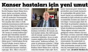 HAZİRAN 2025' DE BASINDA YER ALAN HABERLERİMİZ