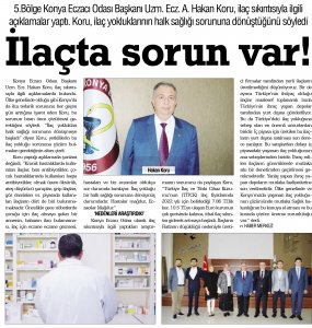 ARALIK 2022' DE BASINDA YER ALAN HABERLERİMİZ