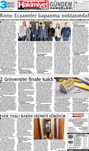 ŞUBAT 2025' DE BASINDA YER ALAN HABERLERİMİZ